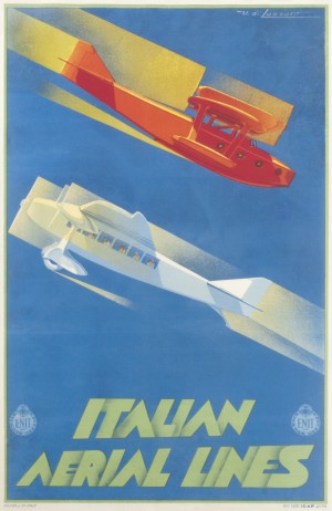 Italian Aerial Lines Original Poster